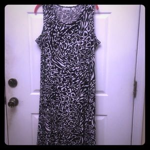 Black and white dress